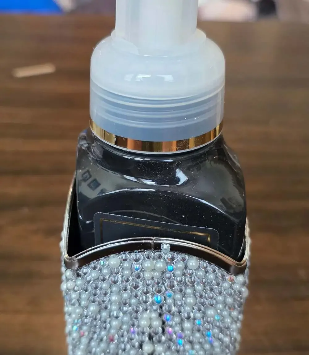 Bath & Body Works Tossed Gems Silver Sparkle Gentle Foaming Hand Soap Holder and